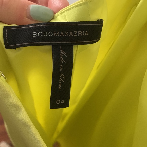 BCBG maxi yellow dress - Picture 5 of 7